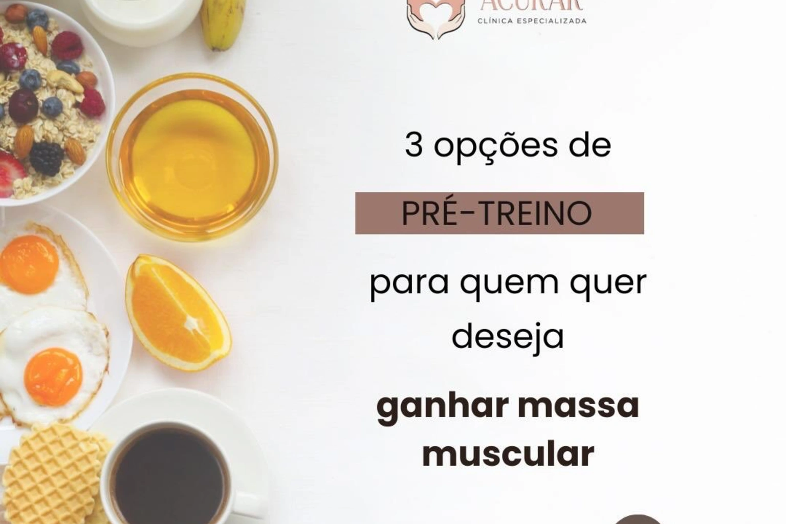 3 Opções de Pré-Treino para Ganhar Massa Muscular